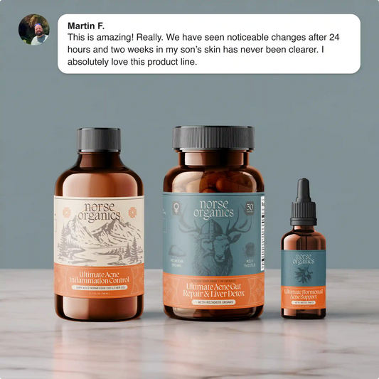 Complete Gut Repair & Hormonal Balance System for Male Acne