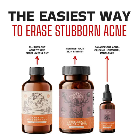 Complete Gut Repair & Hormonal Balance System for Female Acne